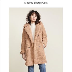 Tan MKT teddy coat - size 38 NWT!